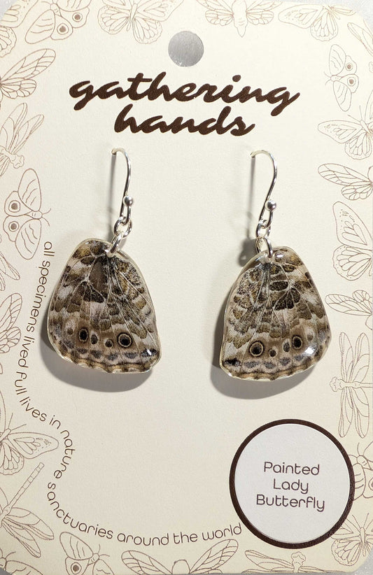 Painted Lady Hindwing Earrings