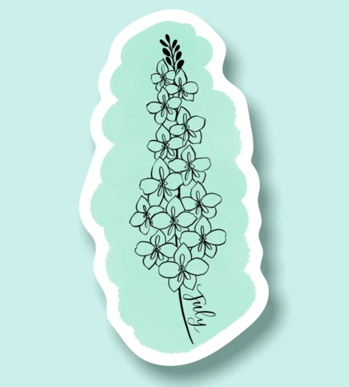 Flower of the Month Stickers