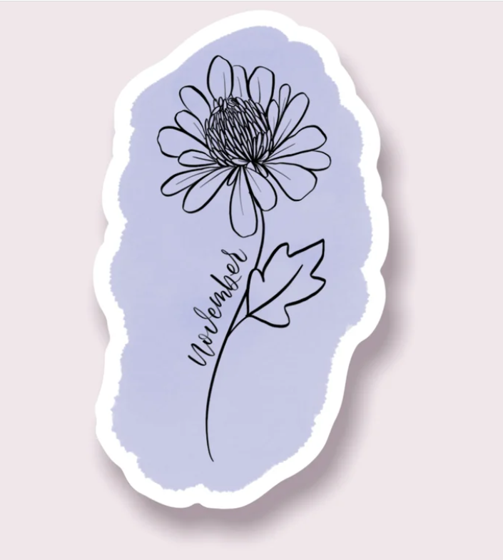Flower of the Month Stickers