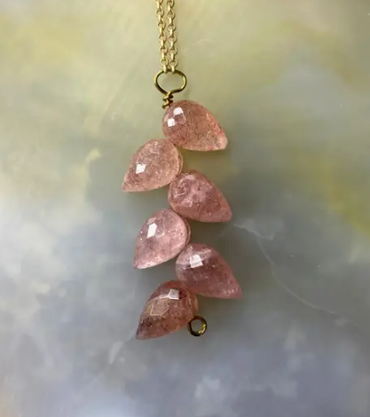 Leaf Tear Drop Necklaces