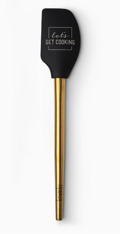 Metallic Gold Handle Silicone Spatula