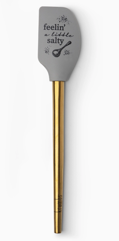 Metallic Gold Handle Silicone Spatula