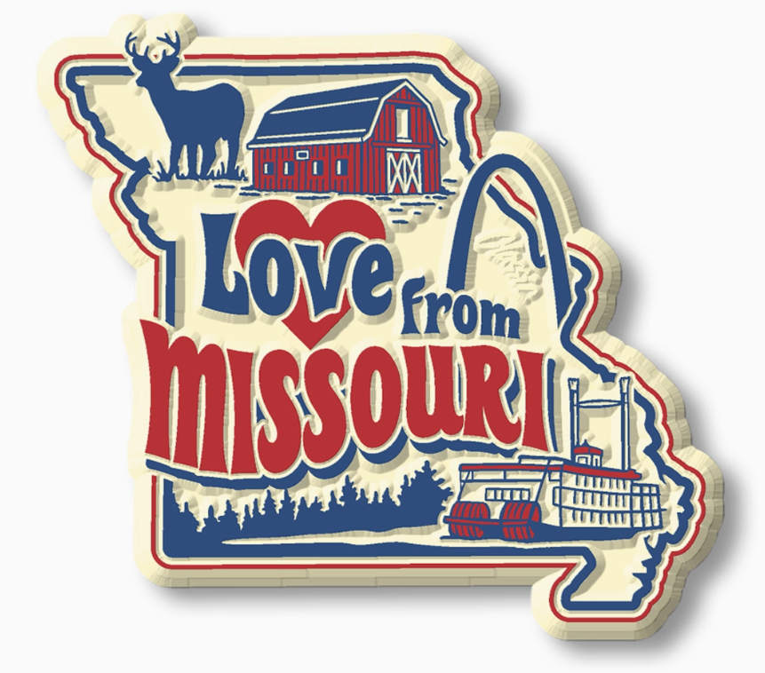Love from Missouri Magnet