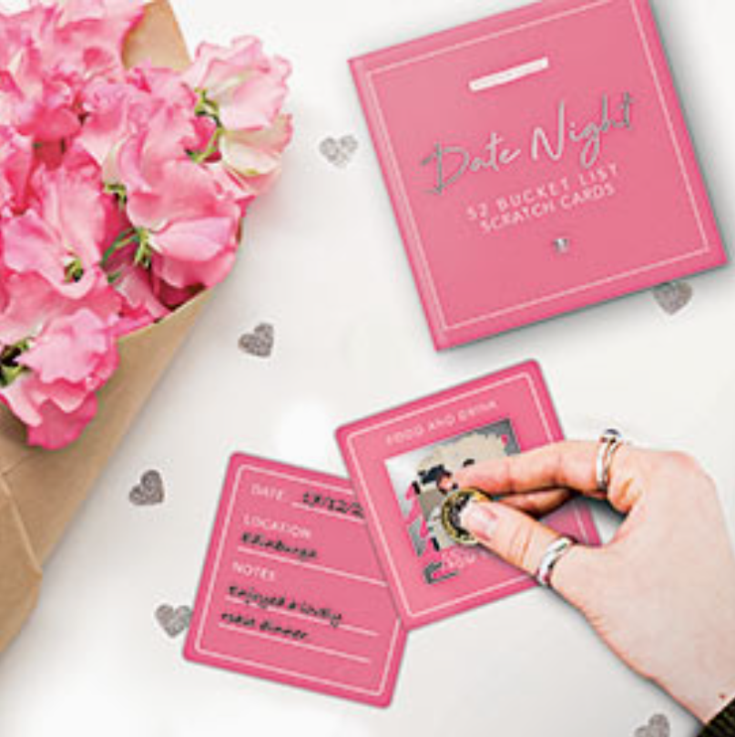 Date Night Bucket List Scratch Cards