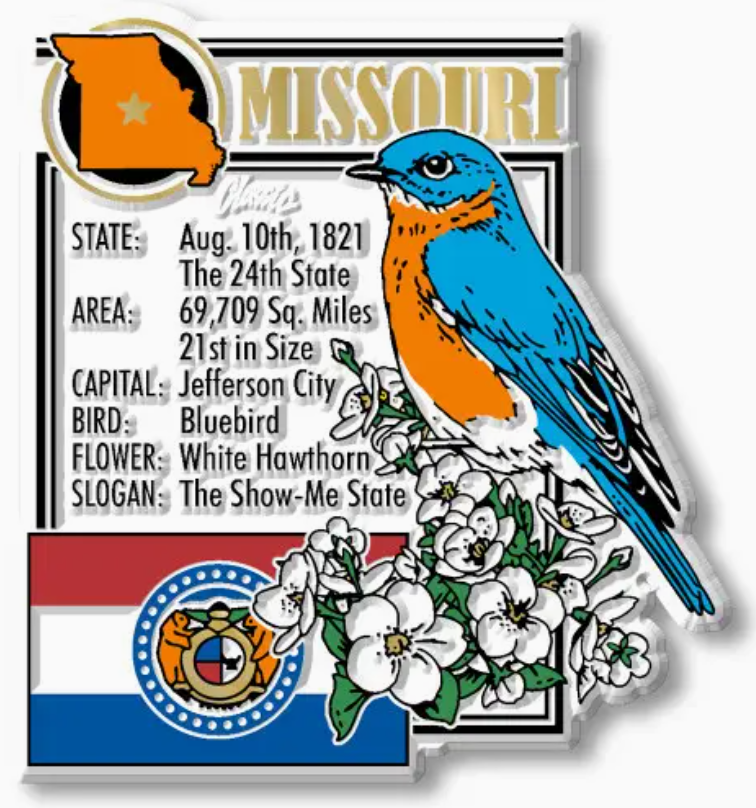 Missouri State Montage Magnet