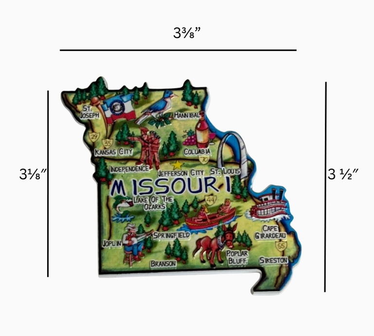 Illustrated Missouri Magnet