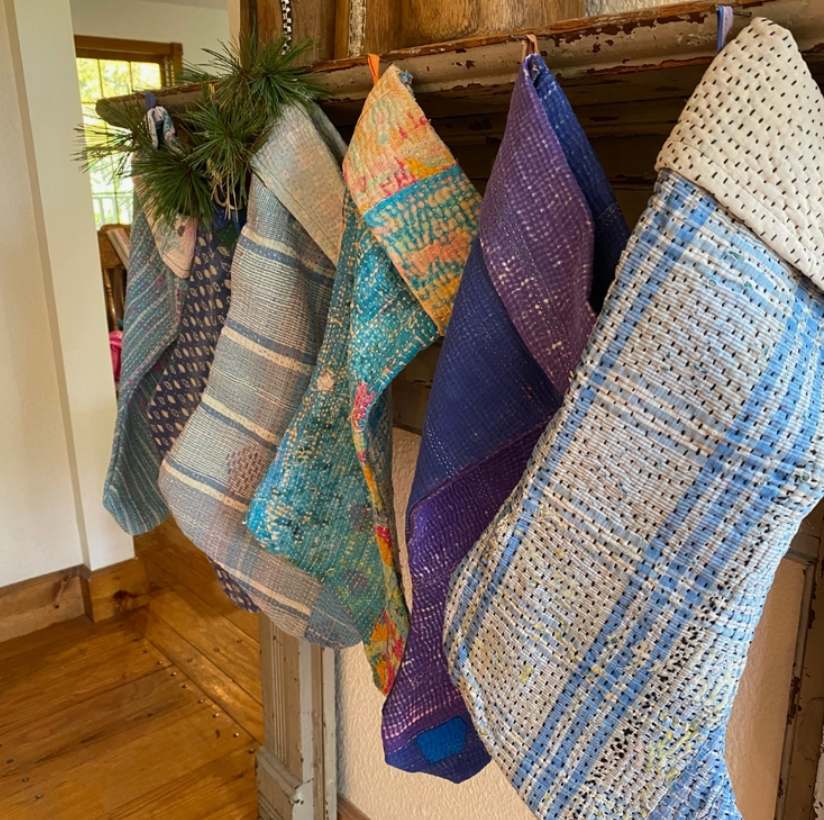Kantha Stocking