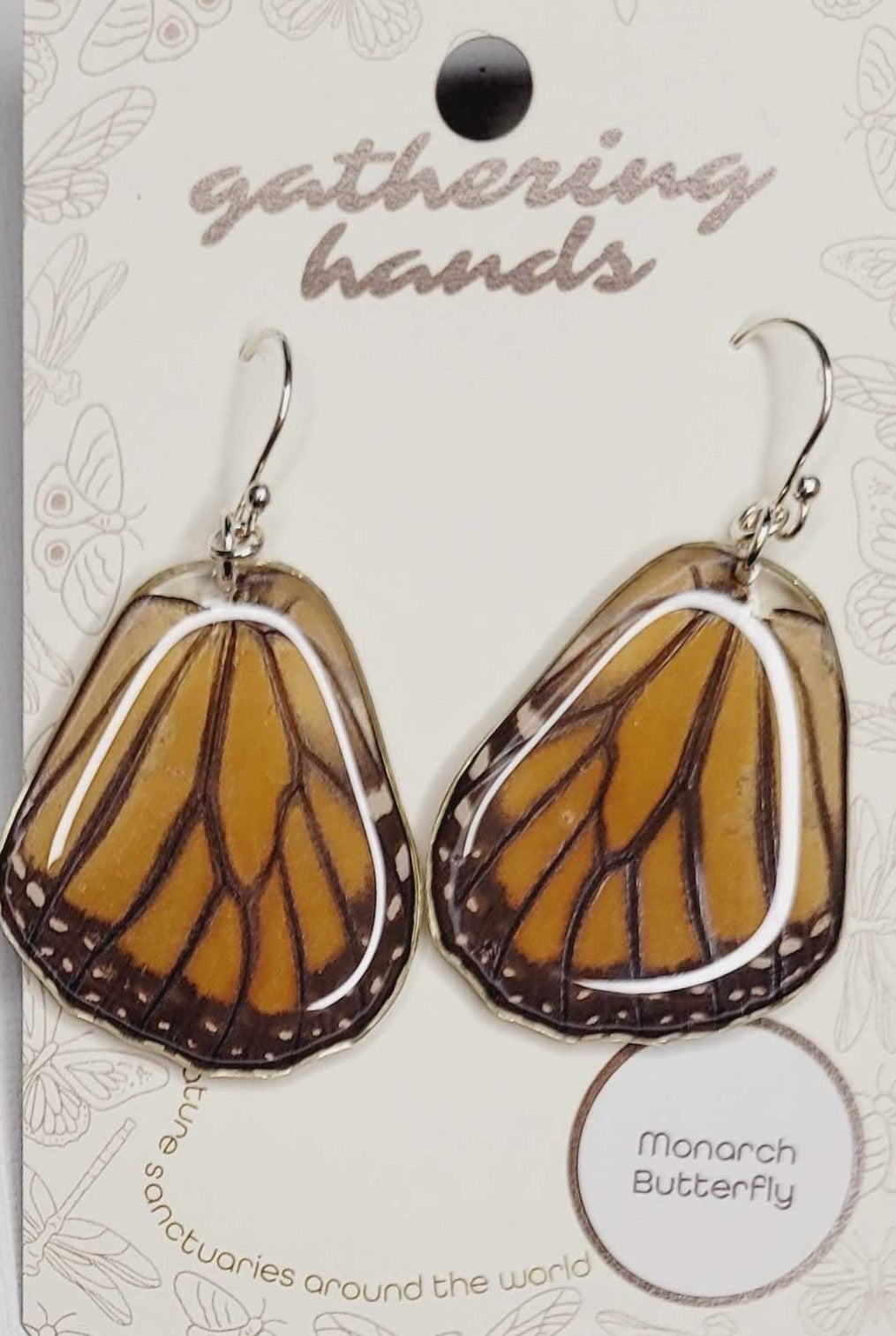 Monarch Hindwing Earrings