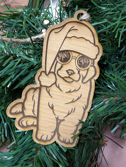 2024 Saint Chuck Pup 4" Ornament