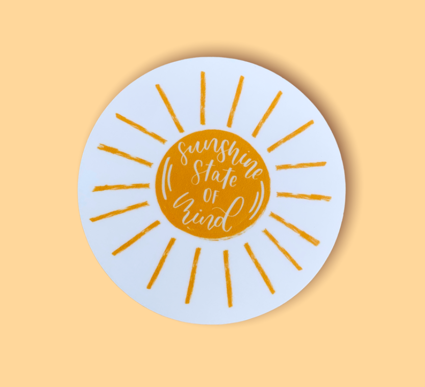 Sunshine State of Mind Sticker