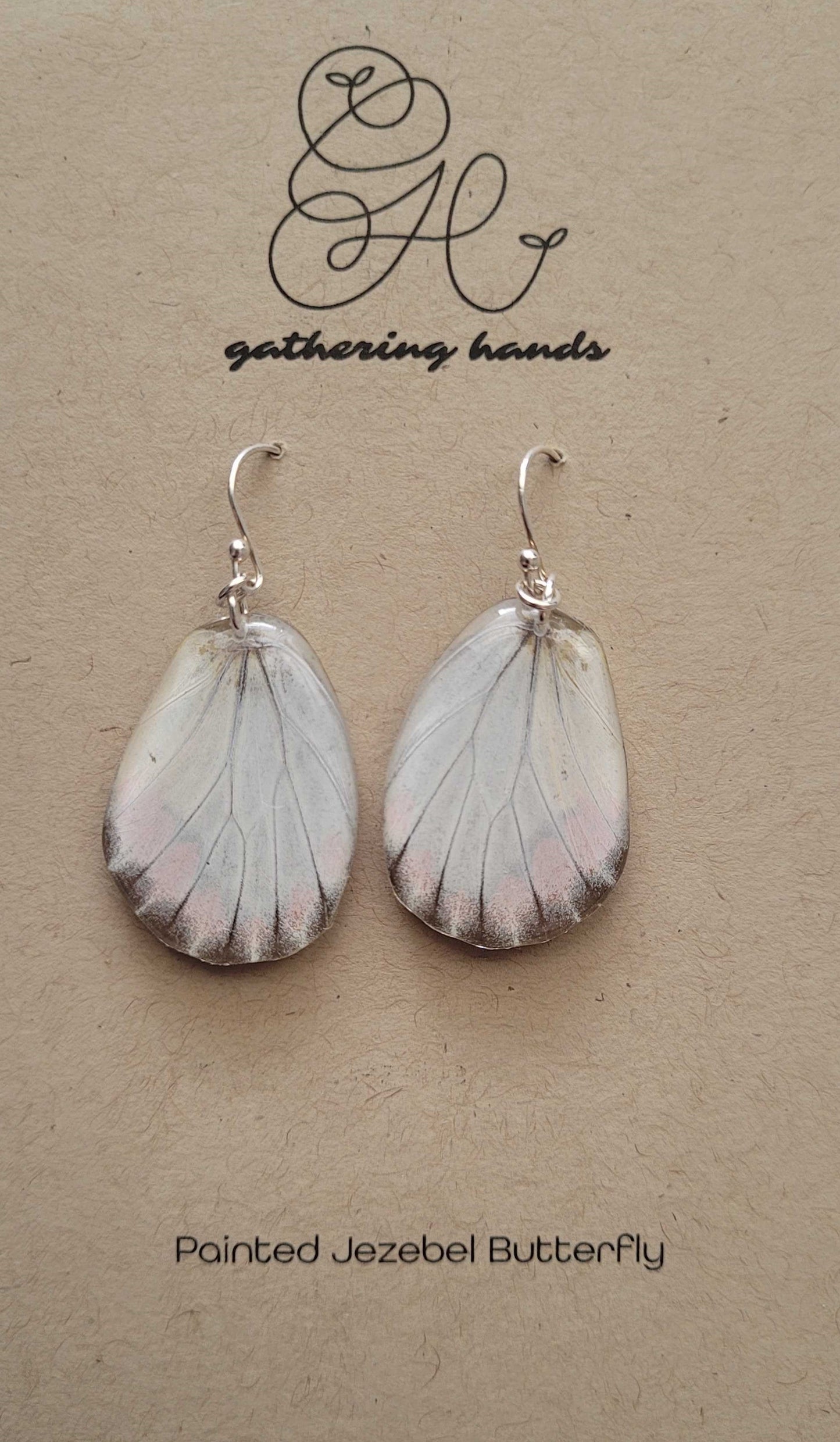 Painted Jezebel Hindwing Earrings