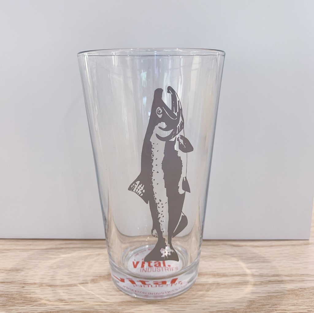 Fish Pint Glasses