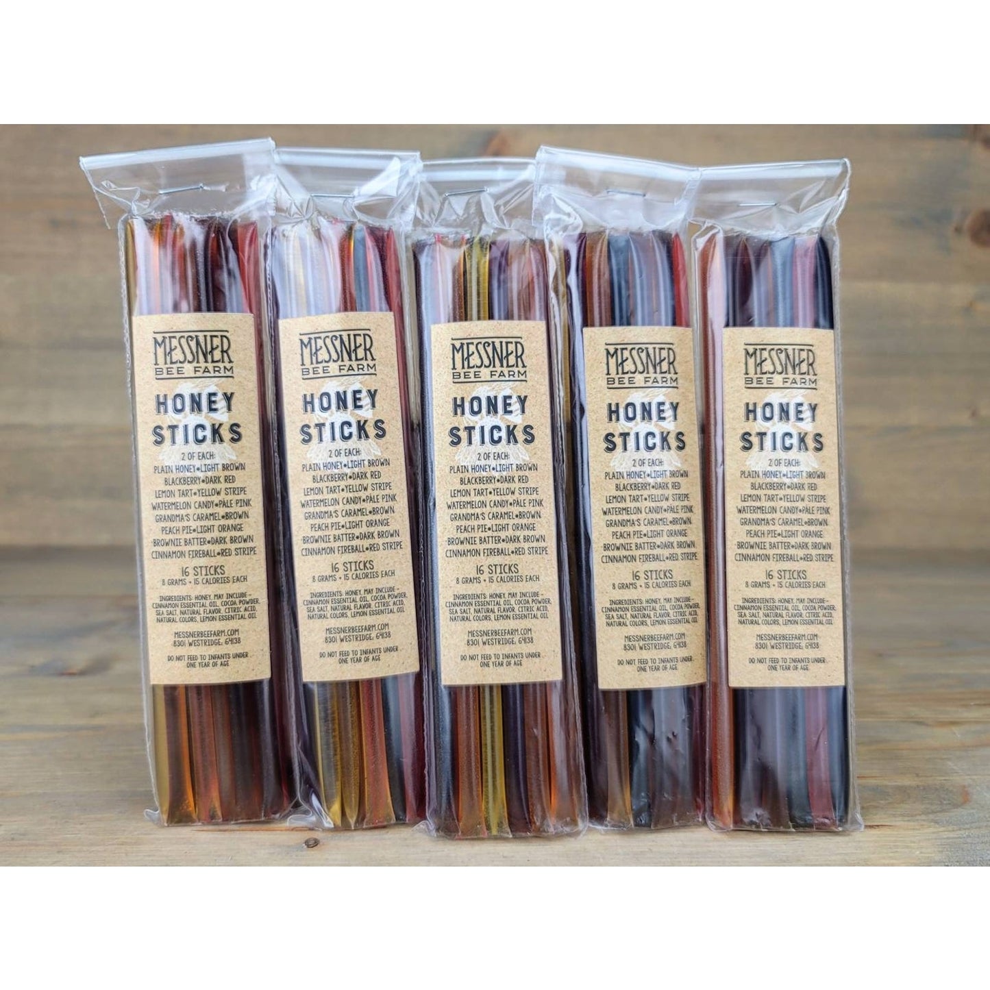 Flavored Honey Sticks