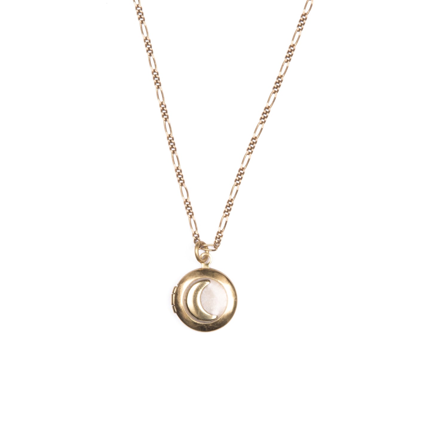 Moon Locket Necklace