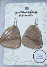 Load image into Gallery viewer, Aurora Morpho Hindwing Butterfly Earrings
