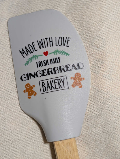 Wood Handle Silicone Spatula