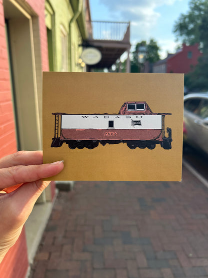 Wabash Train Postcard