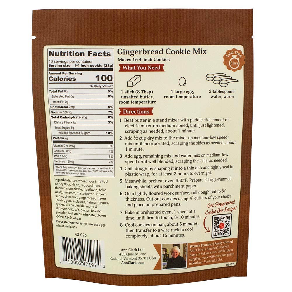 Premium Gingerbread Cookie Mix