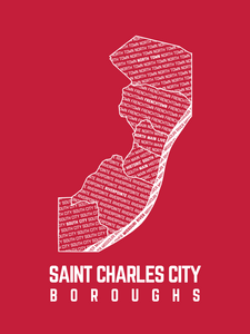 St. Charles City Burroughs Map