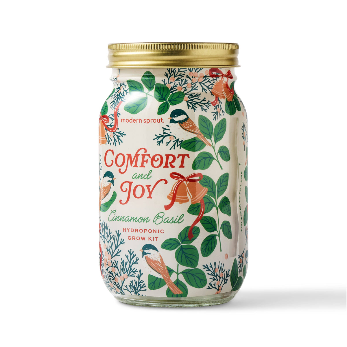 Holiday Herb Garden Jar: Cinnamon Basil