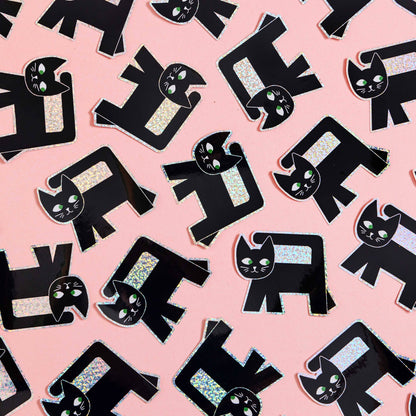 Black Cat Sticker