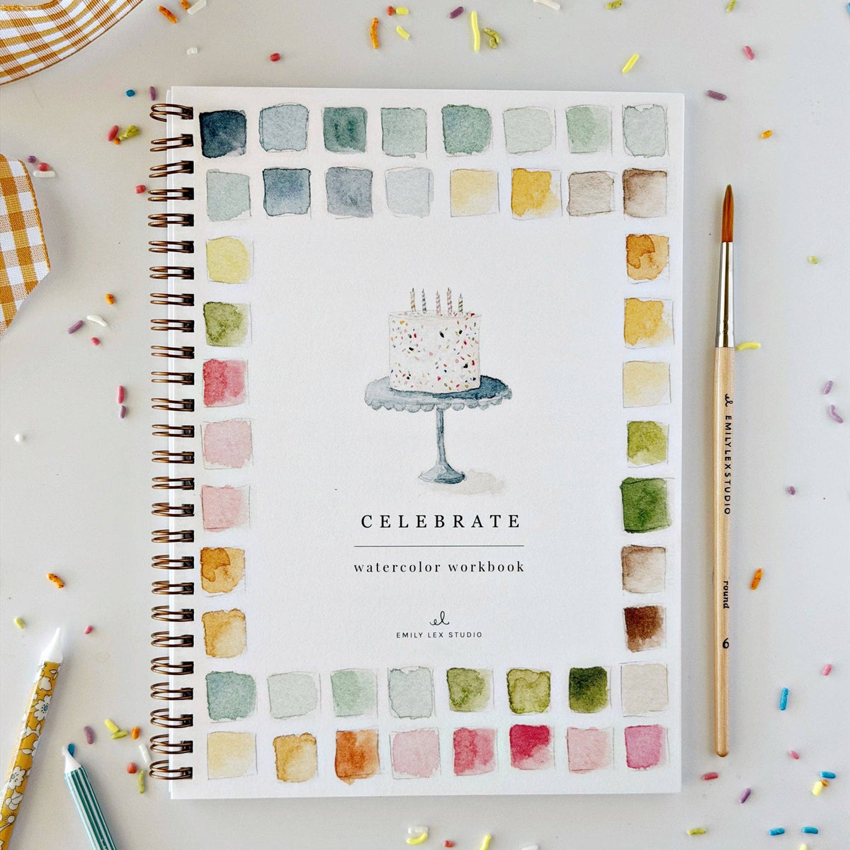 Celebrate Watercolor Painting Workbook