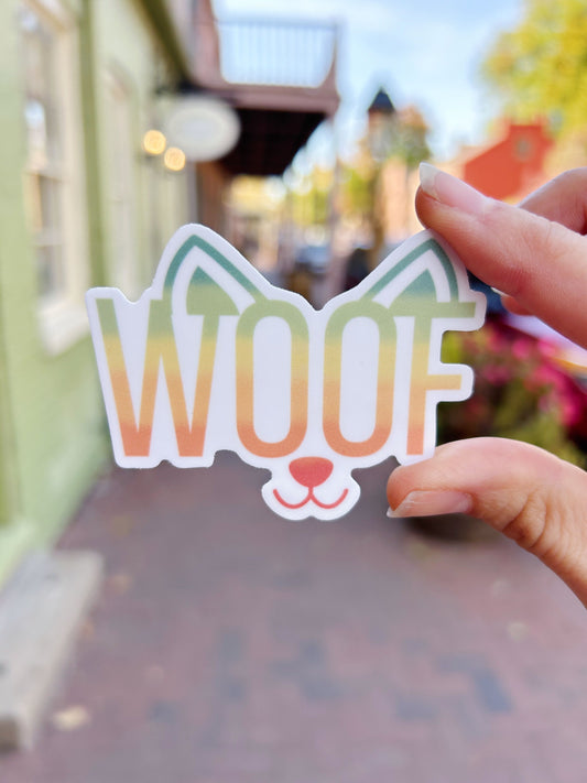 Woof Ears Sticker