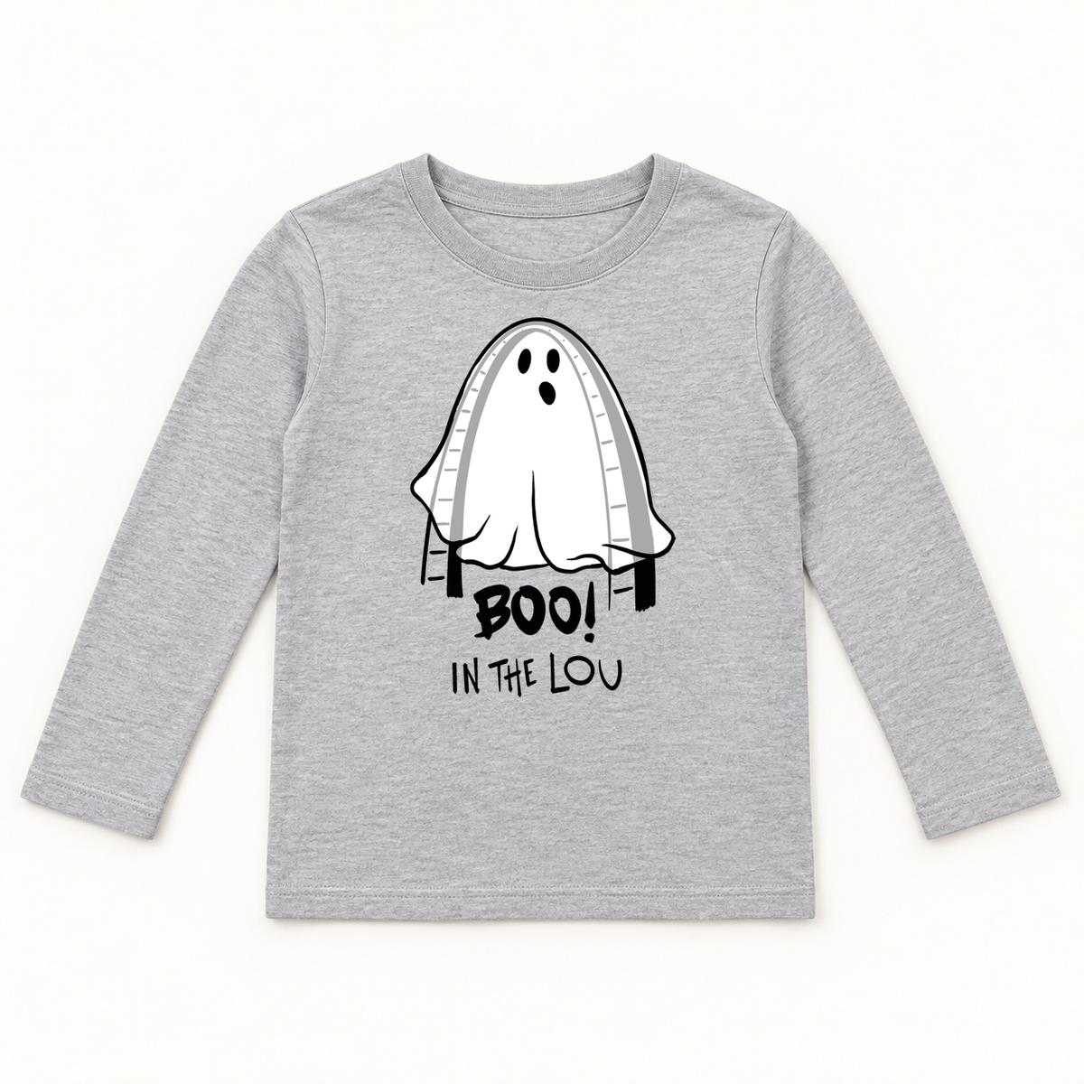 Boo in the Lou Kids Long Sleeve Tee
