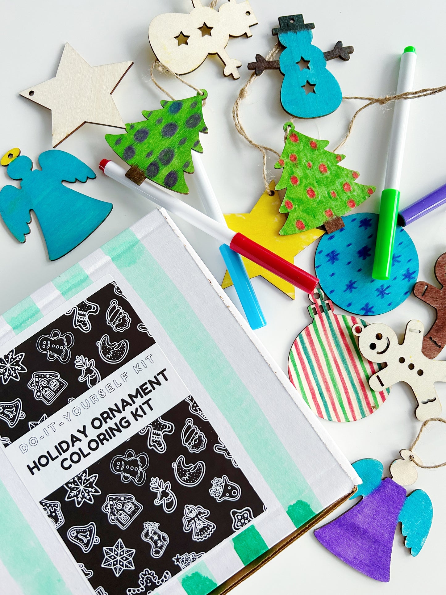 Christmas Ornament Coloring Kit