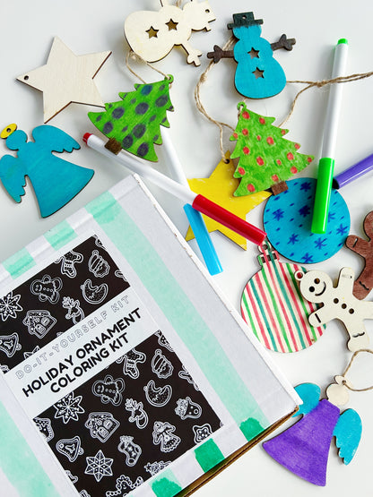 Christmas Ornament Coloring Kit