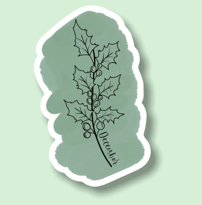 Flower of the Month Stickers