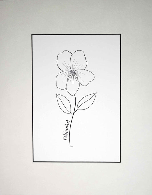 Flower of the Month Prints