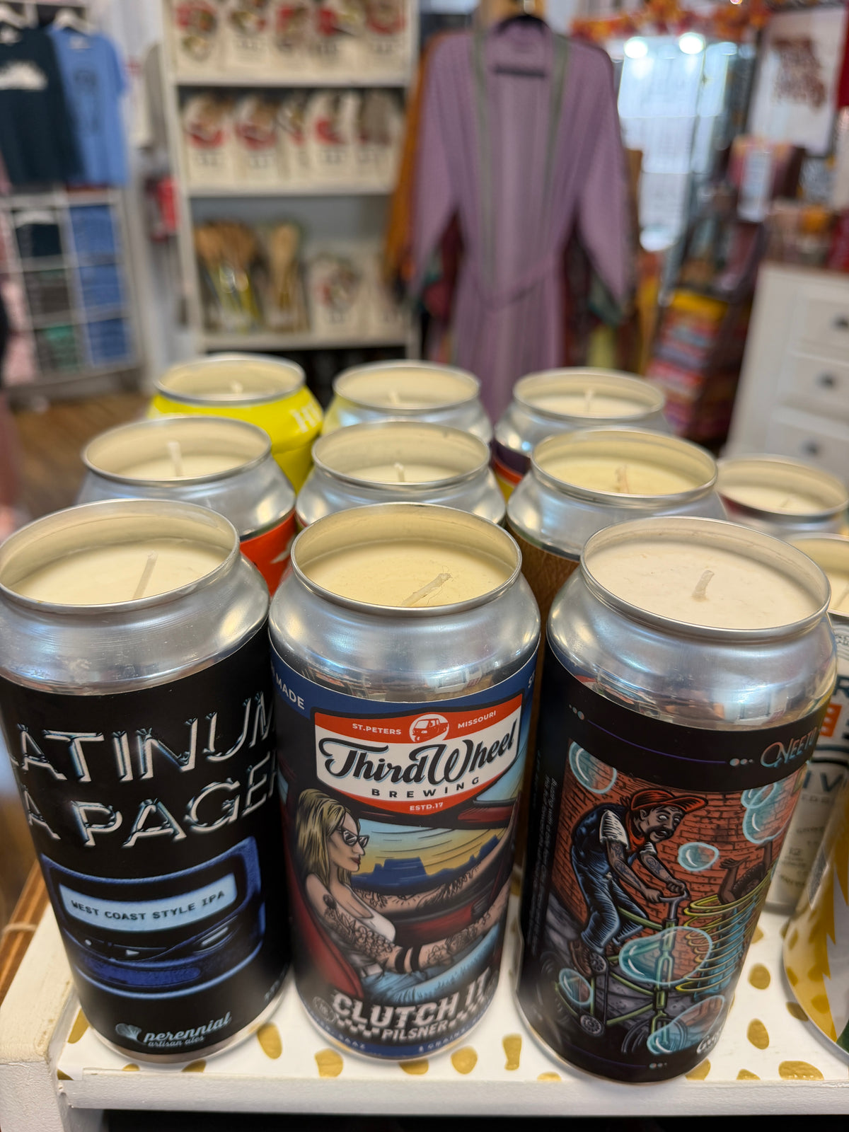Beer Can Candles