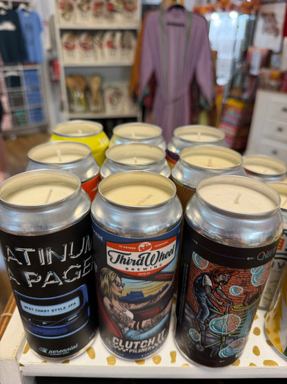 Beer Can Candles