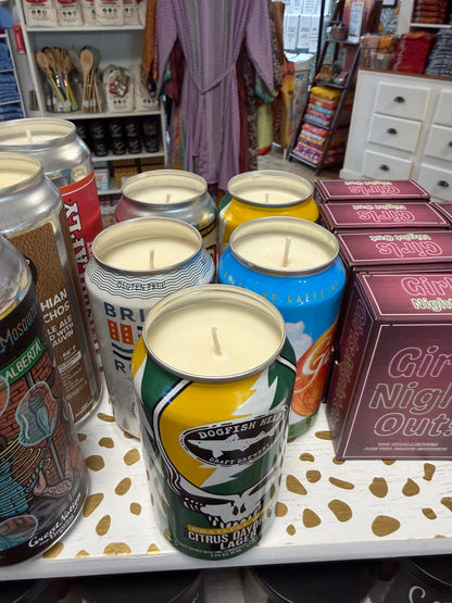 Beer Can Candles
