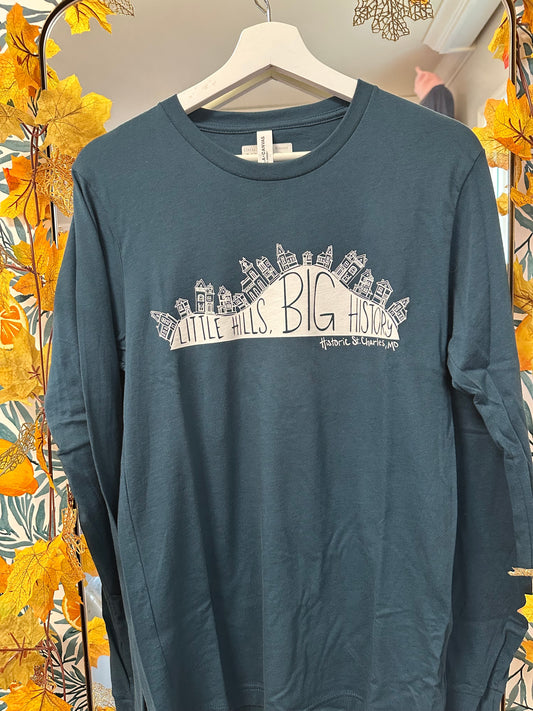 Little Hills, Big History Long Sleeve Tee