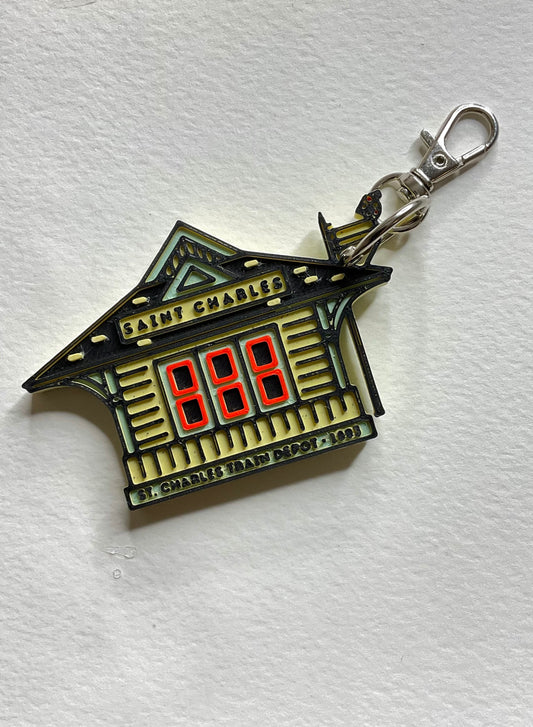 Train Depot Keychain