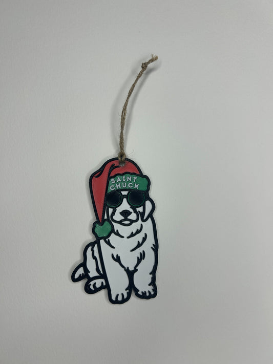 Santa Pup Ornament 2025