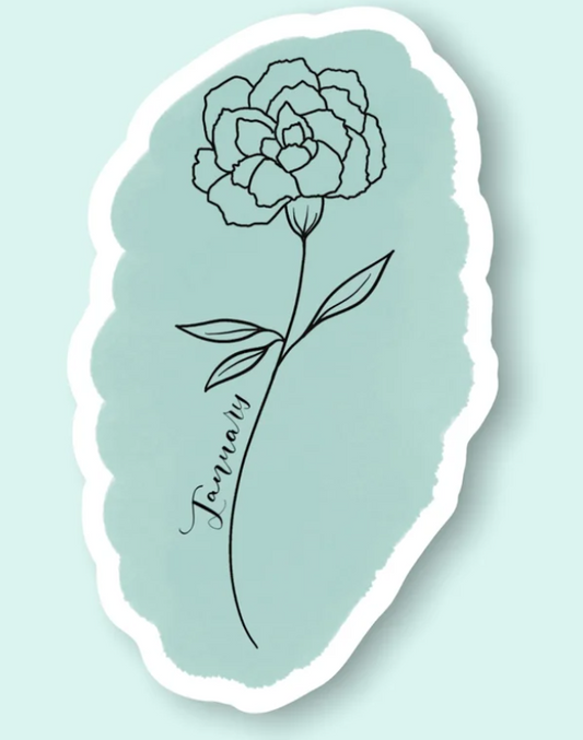 Flower of the Month Stickers
