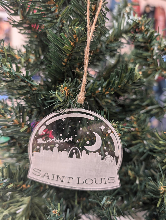2024 Saint Louis Snow Globe Ornament