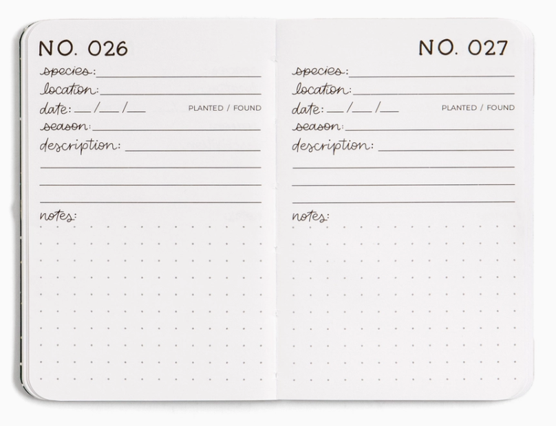 100 Plants Pocket Journal
