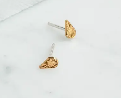 Tiny Teardrop Studs