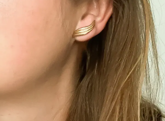 Swirl Climber Earrings