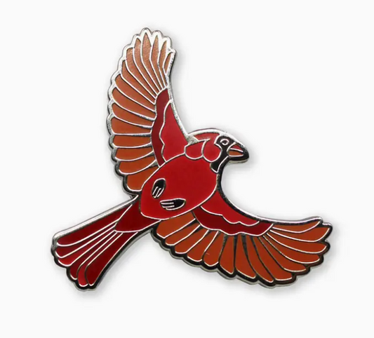 Cardinals Enamel Pin