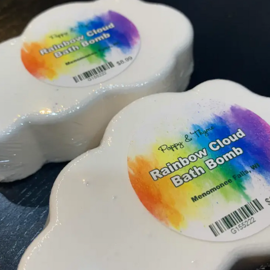 Rainbow Cloud Bath Bomb