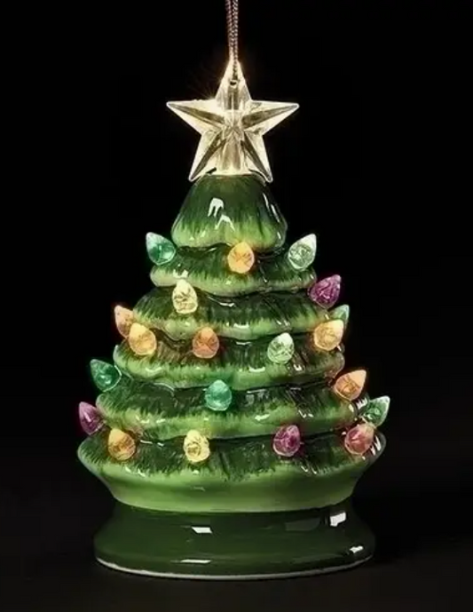 Vintage Lighted Tree Ornament