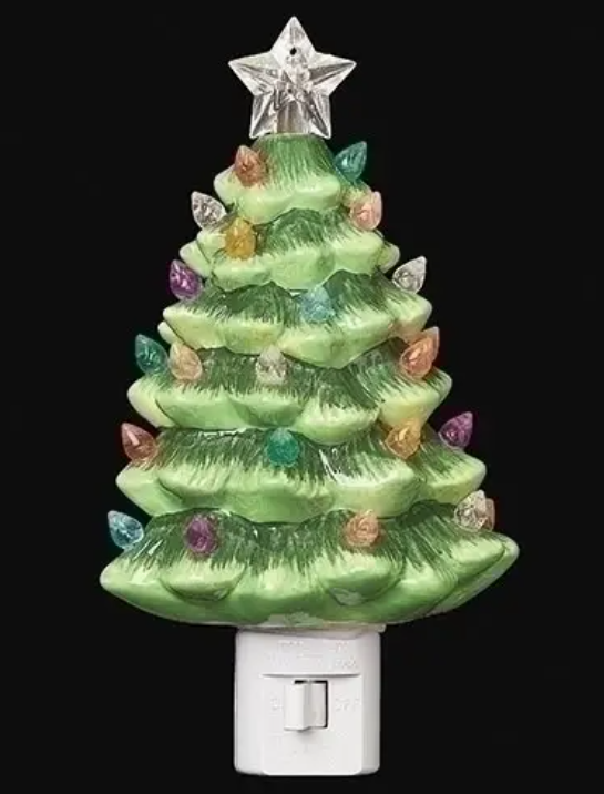 Vintage Lighted Tree Nightlight