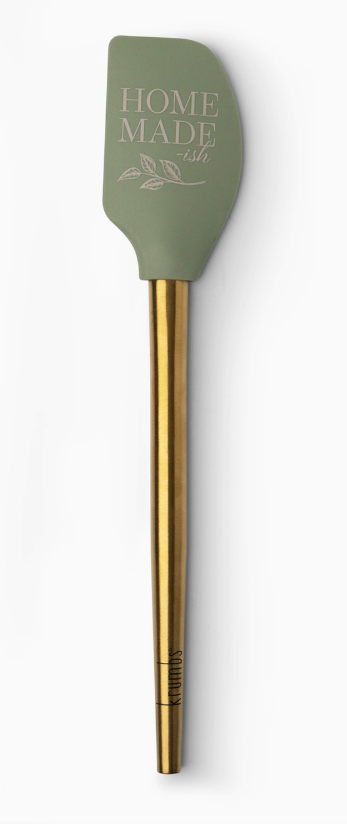 Metallic Gold Handle Silicone Spatula