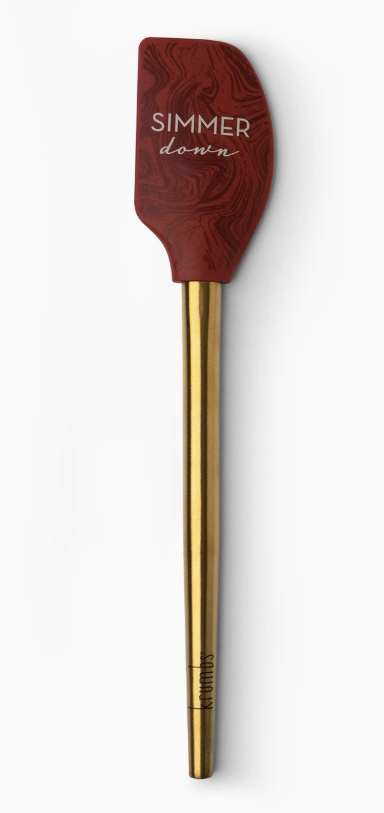 Metallic Gold Handle Silicone Spatula