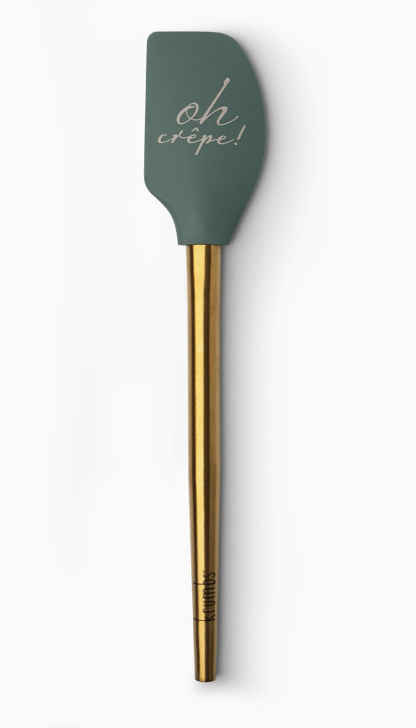 Metallic Gold Handle Silicone Spatula